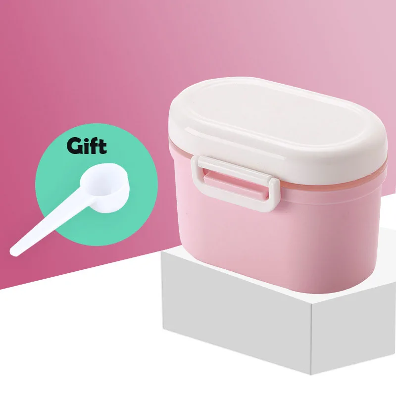 Контейнер для детского питания силиконовая кухонная принадлежность герметичная коробка для хранения детское питание Дополнение Crisper Ланч столовая посуда - Цвет: Pink Size S