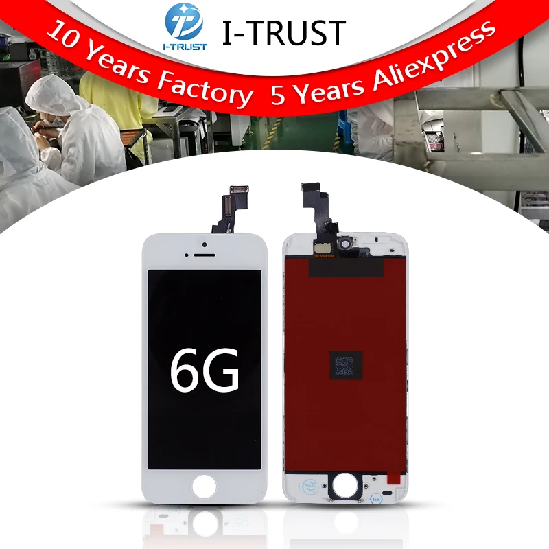 

A+++Hot Sale 100% Brand NEW LCD Display For Apple iPhone 6 with Touch Screen Digitizer assembly Replacement 100 pcs lot