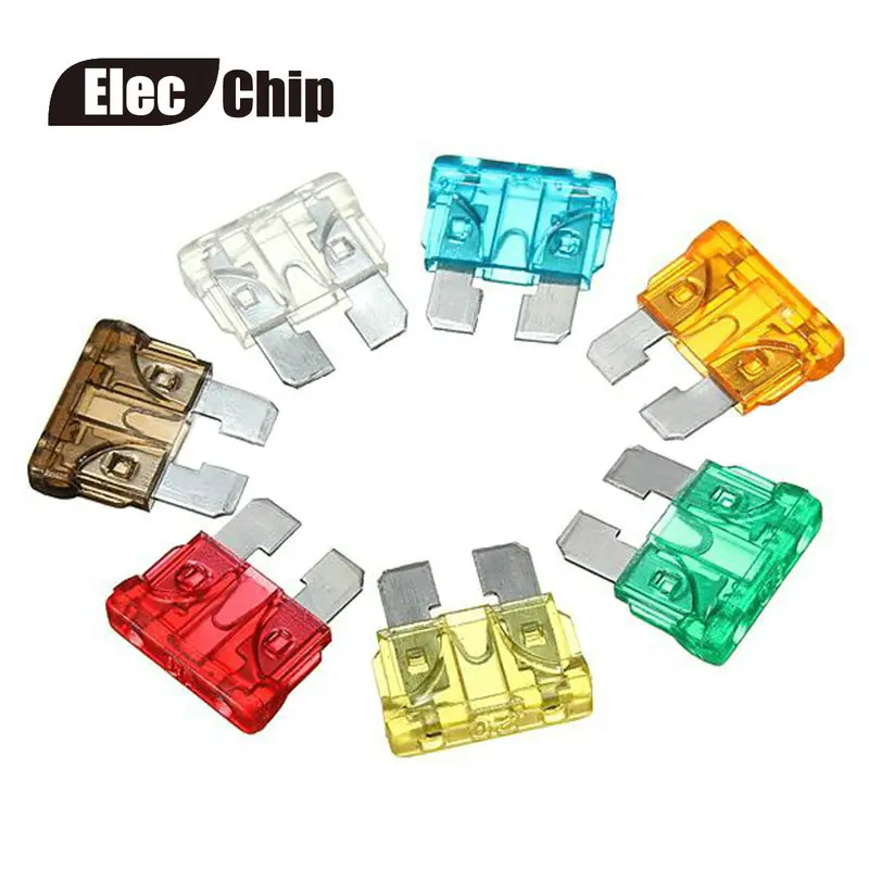120xAssorted Standard Auto Mini Blade Fuse 5 7.5 10 15 20 25 30 AMPin