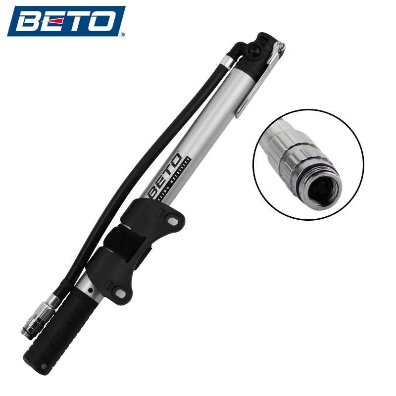 BETO Bicycle Pump Portable Mini Ultra ligh Aluminum Alloy Pump