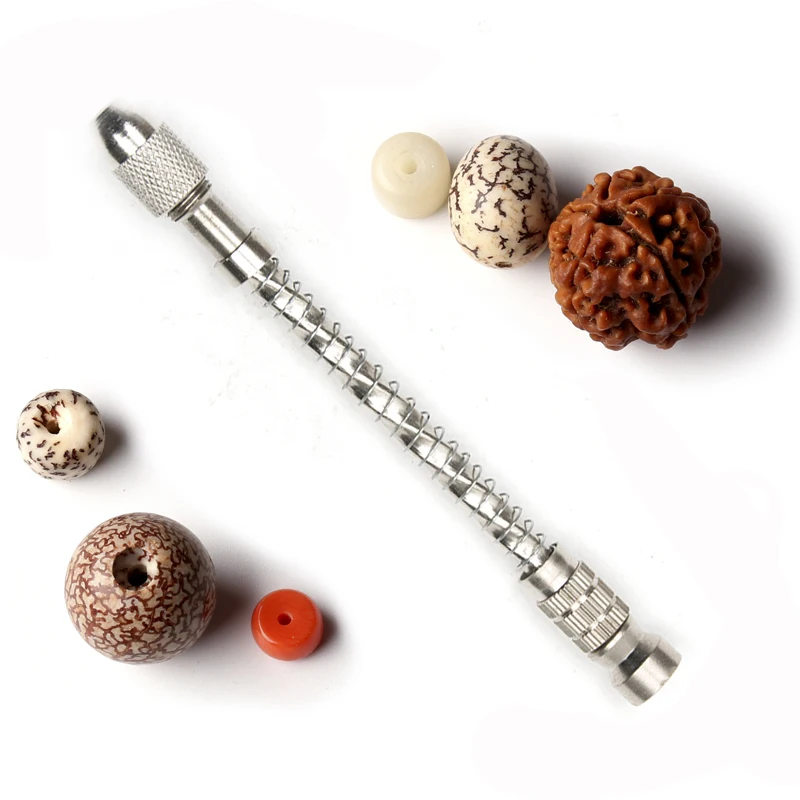 Wood Spiral Hand Drill&Spring Manual Wire Twisting Drilling Jewelry