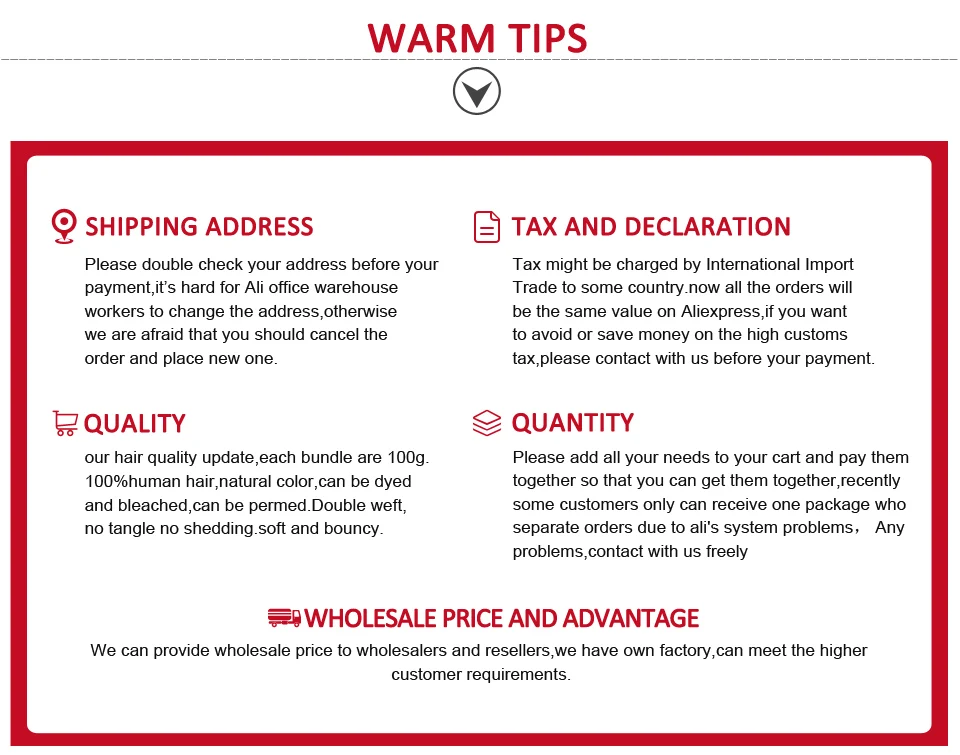 warm tips