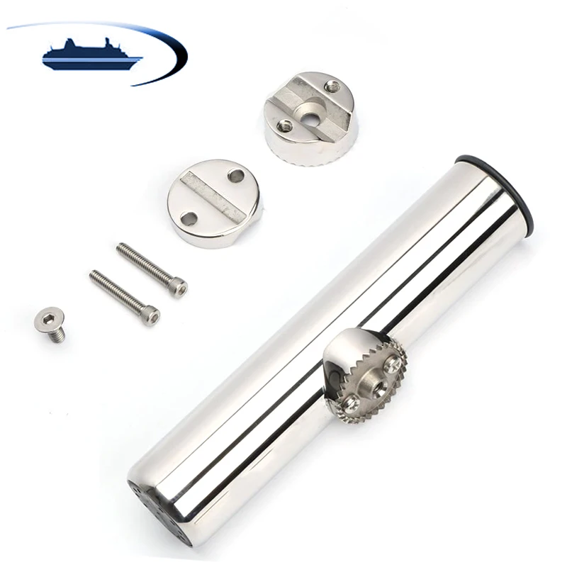 

Marine Boat Fishing Rod Clamp on Holder Mount for 19-26mm Rails Fishing Rod Rack Holder Pole Bracket Support Boat Fishing Tackle