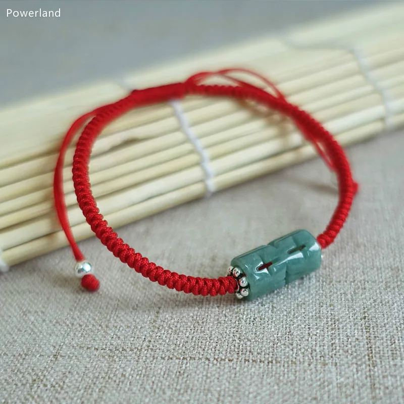

Natural Jade Bracelet For Woman Lucky Fashion Friendship Gift Red Bangles Handmade Jewelry