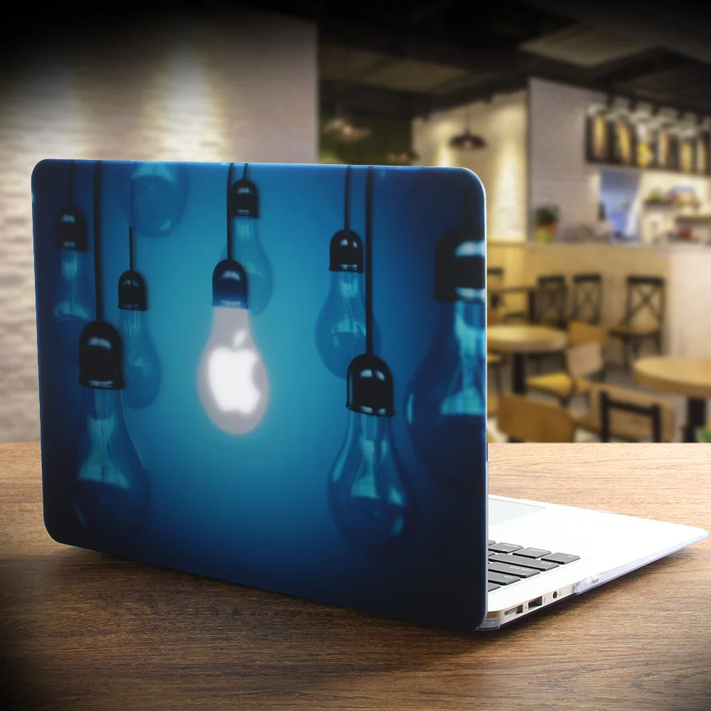 Принт уникальный свет лампы ноутбука чехол для MacBook Air Pro 11 12 13 15 дюймов с сенсорной панелью+ крышка клавиатуры