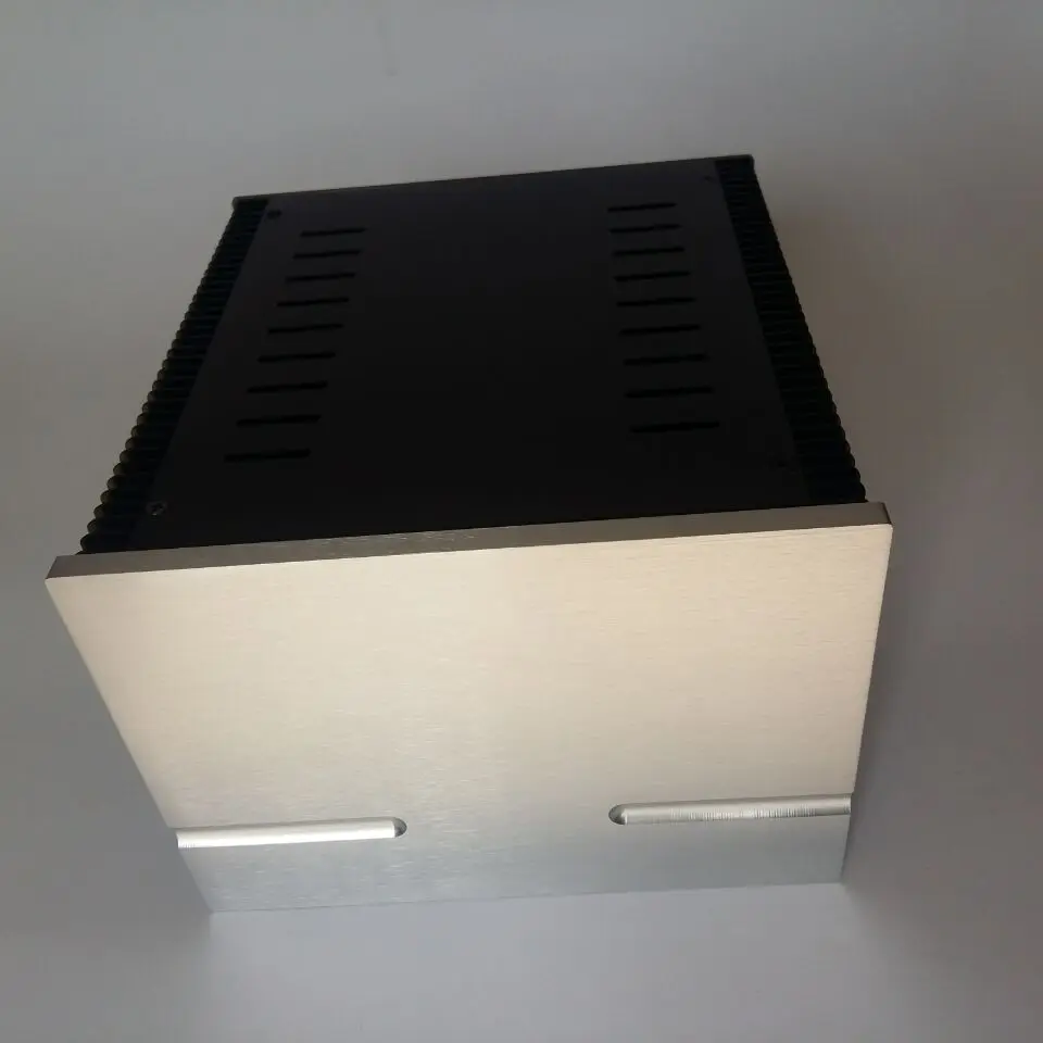 D-003 CNC все алюминиевые шасси чехол коробка шкаф для DIY аудио усилитель мощности 246 мм* 180 мм* 259 мм 246*180*259 мм