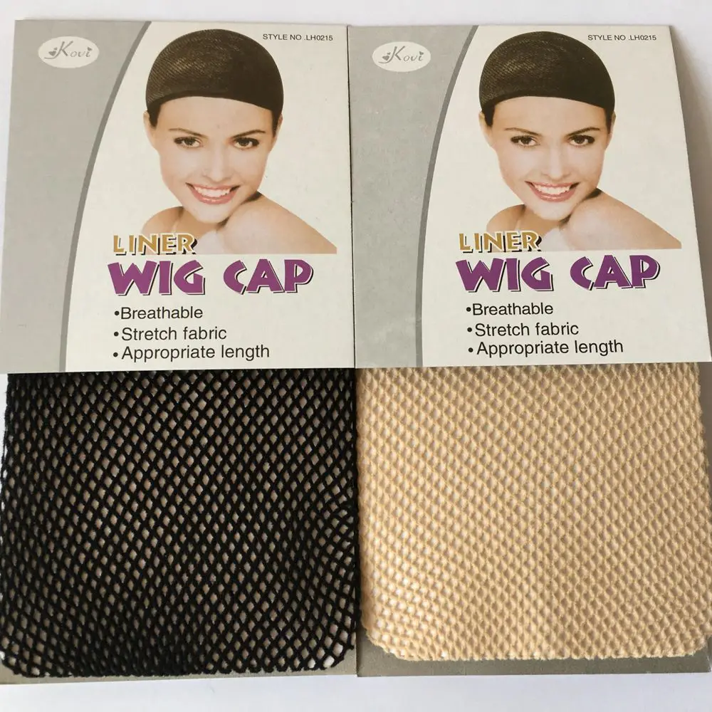 12 pieces/Lot NEW Fashion Beige Weaving Cap Stretchable Elastic Hair Net Top Open Snood Wig Cap Hairnet Hair Mesh