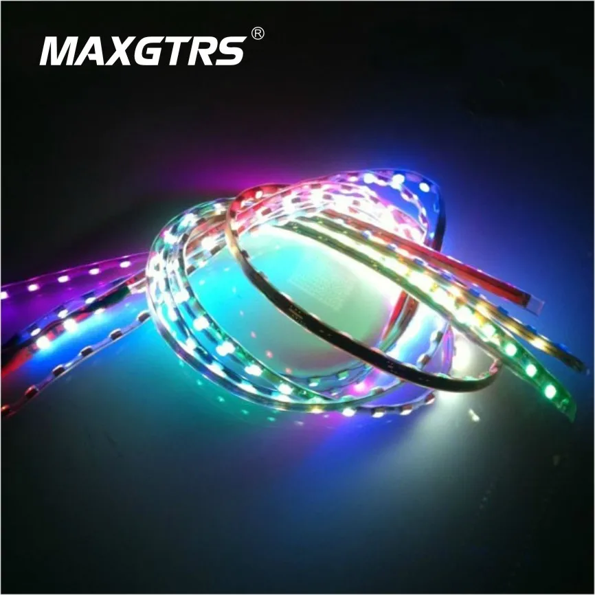 

2x 45cm 1210 45 SMD DRL Universal Flexible LED Strip Daytime Running Lights Waterproof Atmosphere lamp Car Styling DC12V