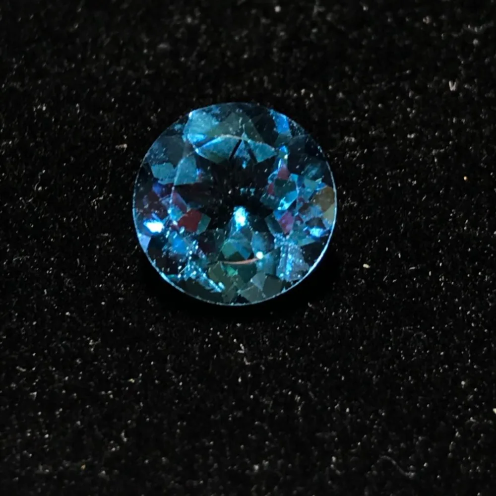 10 mm * 10mm, corte oval, pedra preciosa solta, topázio azul