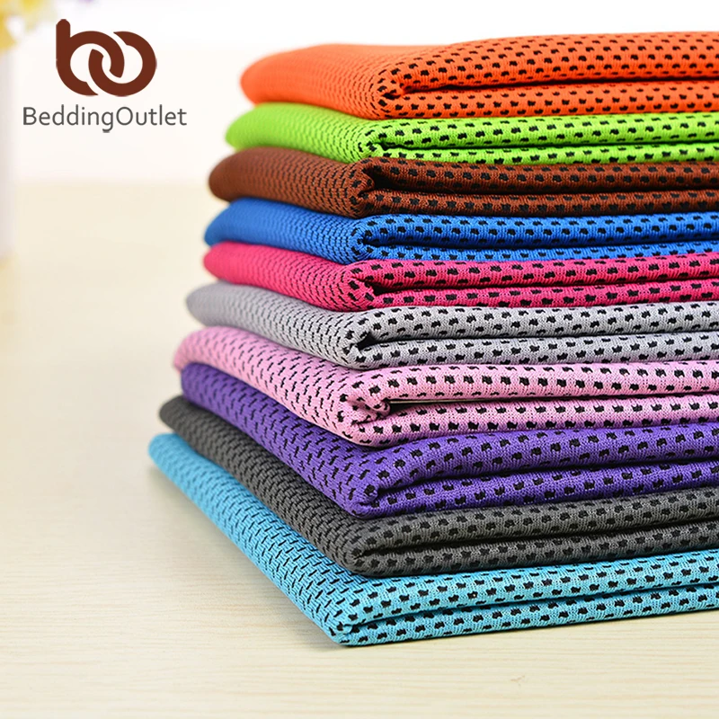 BeddingOutlet Cold Sports Towel Instant Cooling Ice Towel 1pc Travel Quick Dry Yoga Portable Gym Running 30x90cm