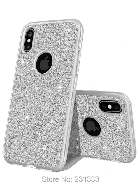 C ku Блестящий Гибридный Матовый Жесткий ПК ТПУ чехол для Iphone X 8 7 Plus 7th 6 6S SE 5 5S