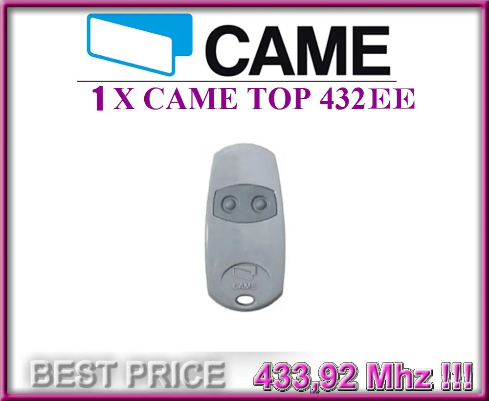 

For CAME TOP 432EE Garage Remote Control Duplicator clone