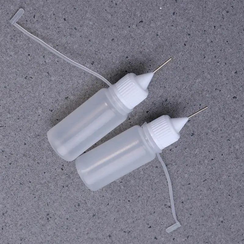 10 шт. бутылочки-аппликаторы для кончиков 30 мл прецизионные пластиковые бутылочки для капельницы с 10 воронками для детальной работы