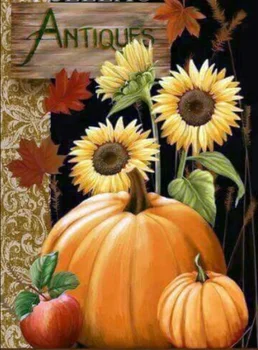 

5D DIY Diamond Painting Halloween Fall Witch Full Crystal Diamond Embroidery Cross Stitch Pumpkin Needlework Home Decor