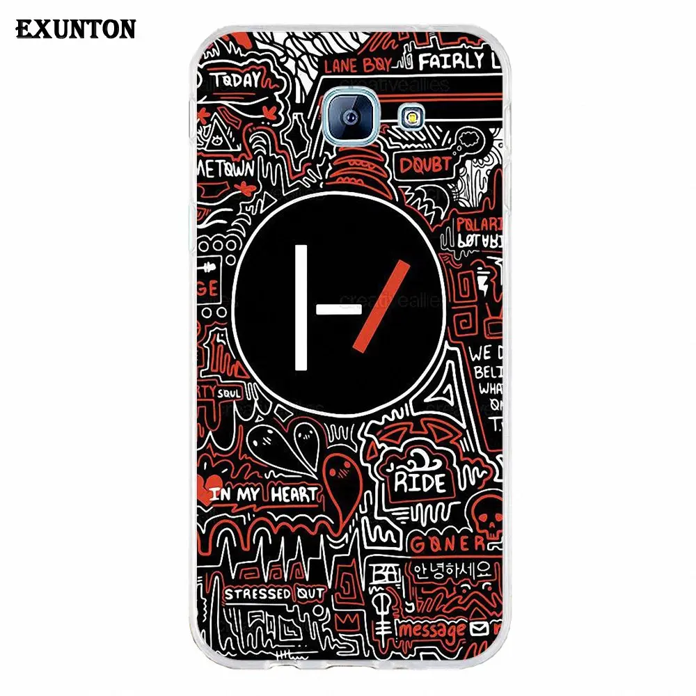 Мягкий ТПУ Quinn телефон Популярные Twenty One пилоты для Galaxy Alpha Core Prime Note 2 3 4 5 S3 S4 S5 S6 S7 S8