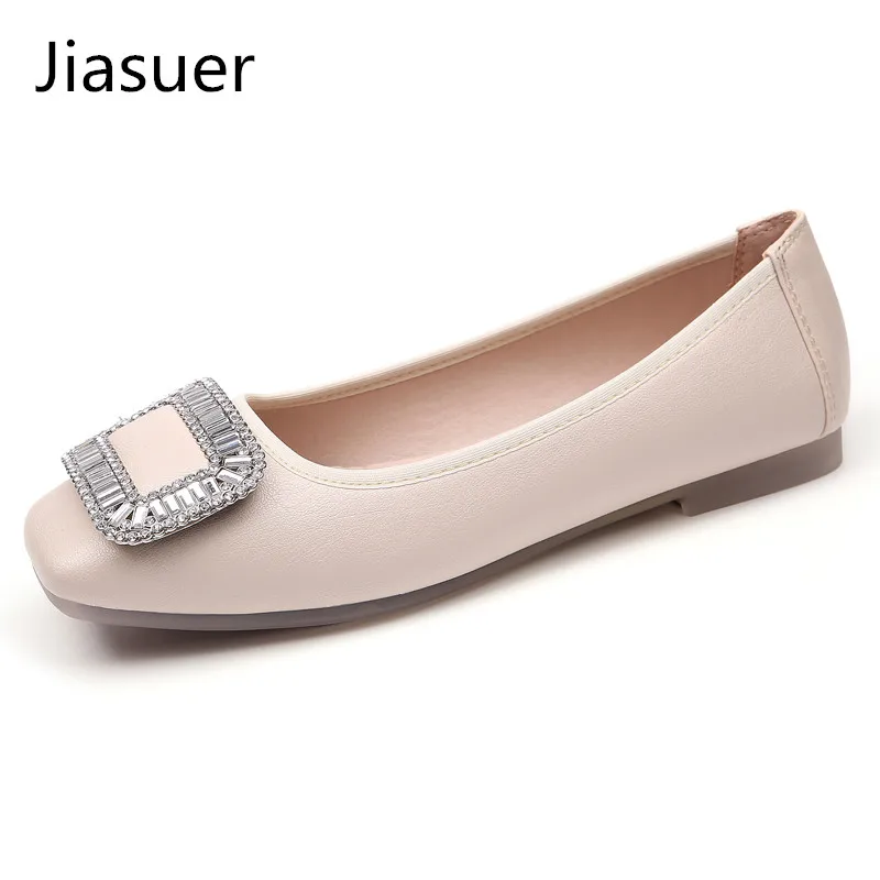 ballerina square toe flats