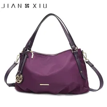 JIANXIU Brand Women Handbag Nylon 3 Color Female Top-hand Bag Casual Shoulder Crossbody Bags For Women New Large Size Tote