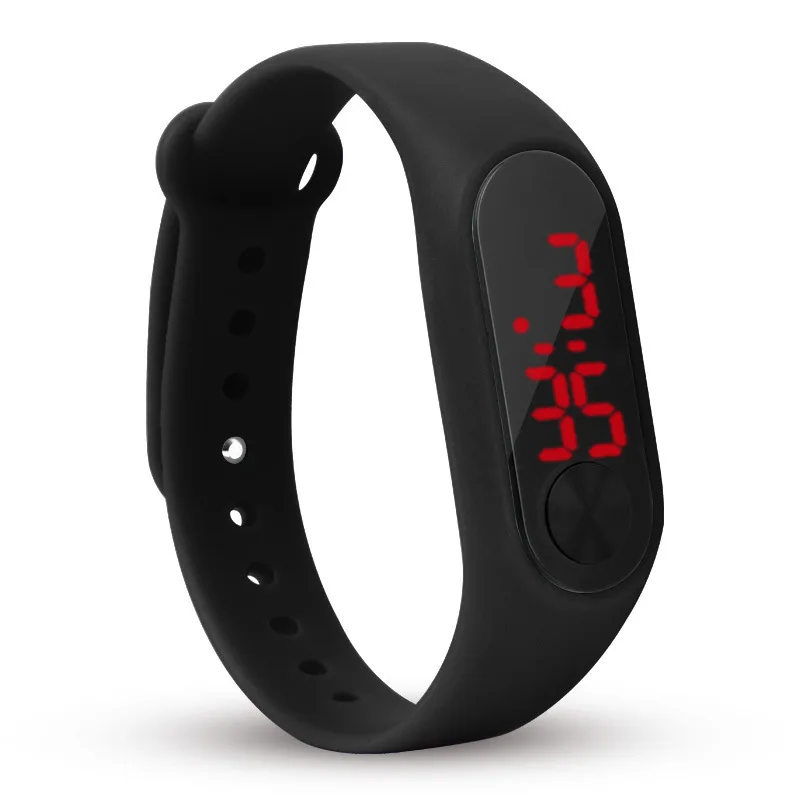 Men Women LED Sports Digital Watch Red Light Student Electronic Fashion Trend Explosive Couple Bracelet Watch Reloj Hombre
