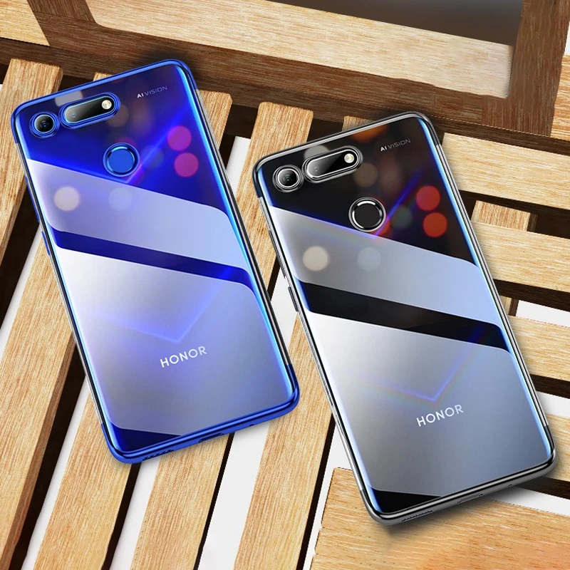 Чехол для Huawei Honor V20 прозрачный мягкий силиконовый тонкий чехол View10 V10 View 20