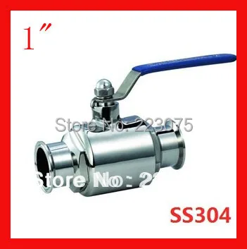 

Rushed New Arrival 1" Ss304 Stainless Steel 2-way Clamp Sanitary Ball Valve Tube Fitting Homebrewing & Beer