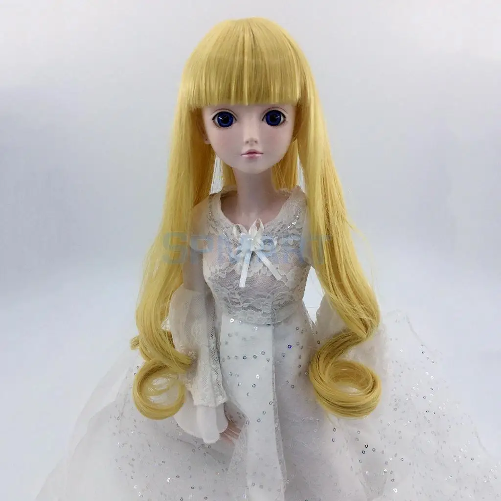 MagiDeal куклы парик волос для 1/4 BJD для SD Dollfie Куклы DIY делая и ремонт аксессуары Кофе