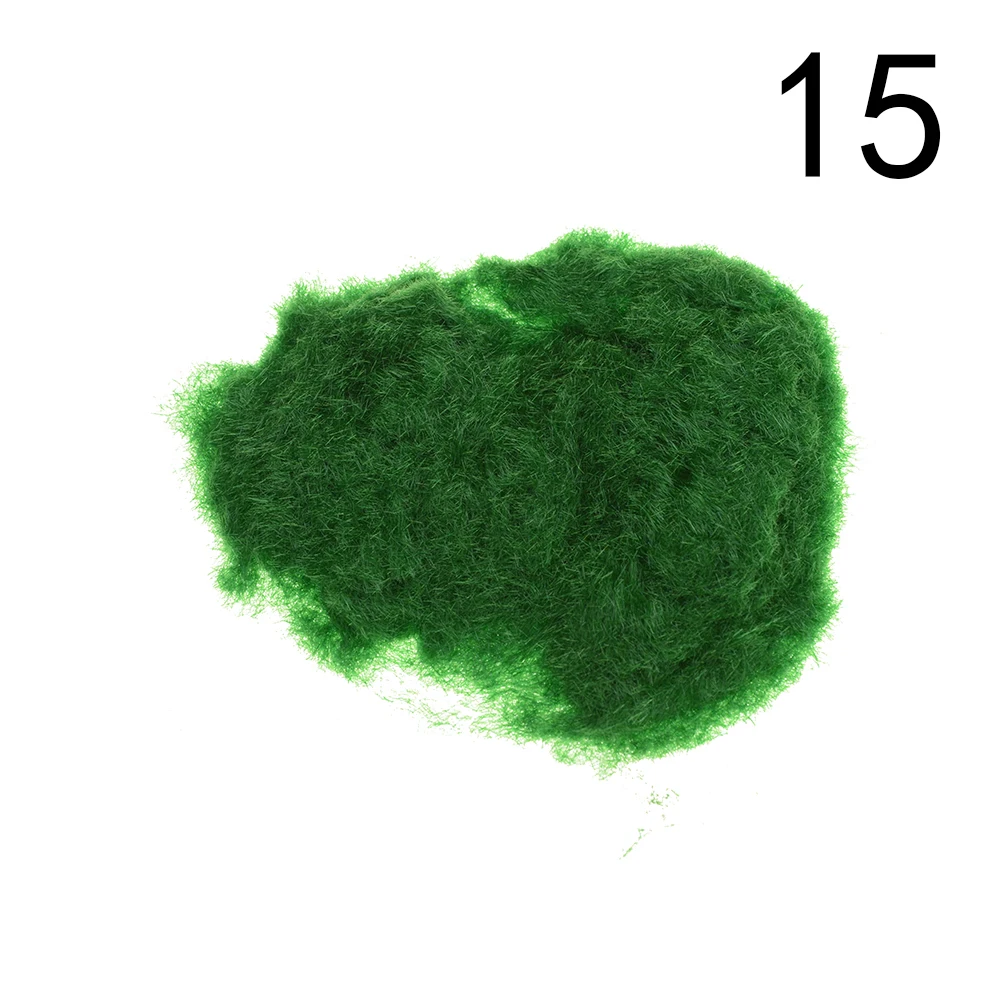 Многоцветный 1 шт. листья модель с листвой для поезда Железной Дороги Мини Дерево Модель Пейзаж DIY мох трава идеально подходит для живой изгороди диорама модель - Цвет: 15