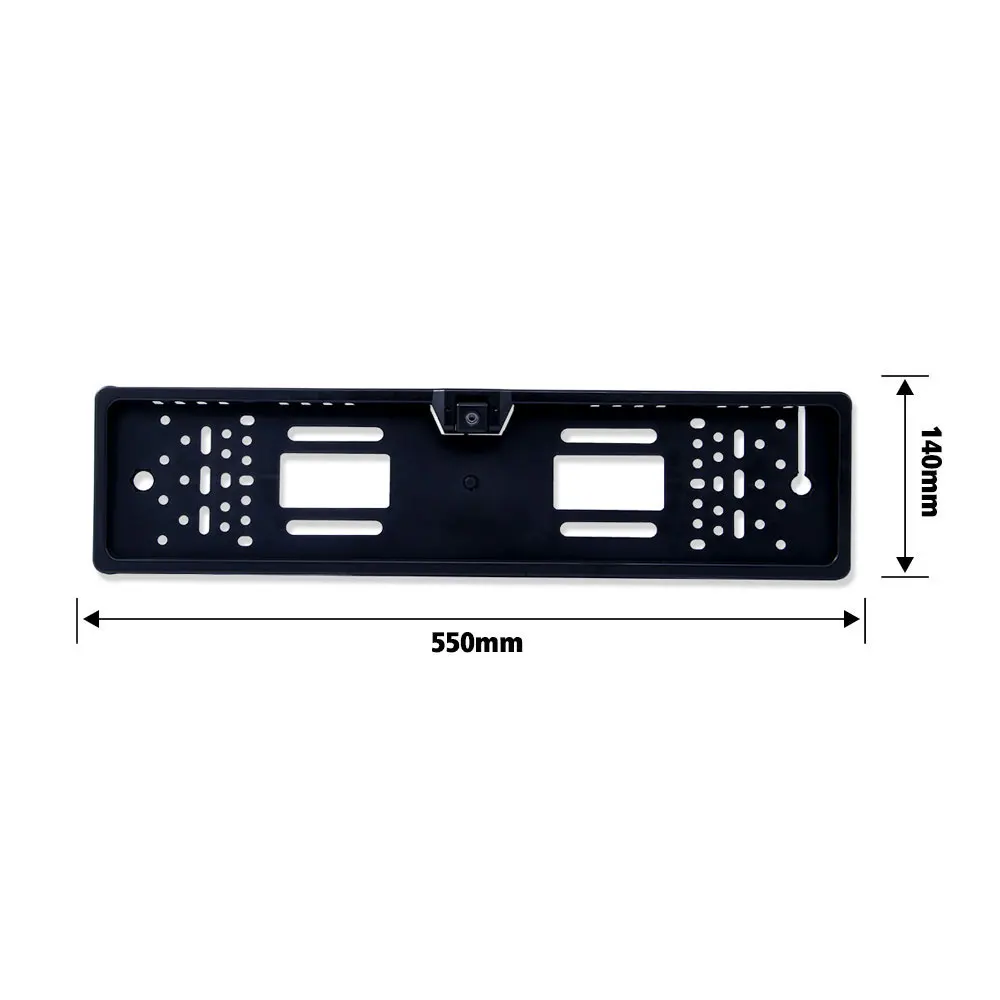 License Plate Frame Car Rear View Camera EU European Waterproof Night Vision Reverse Backup with 4 Or 8 12 LED Light