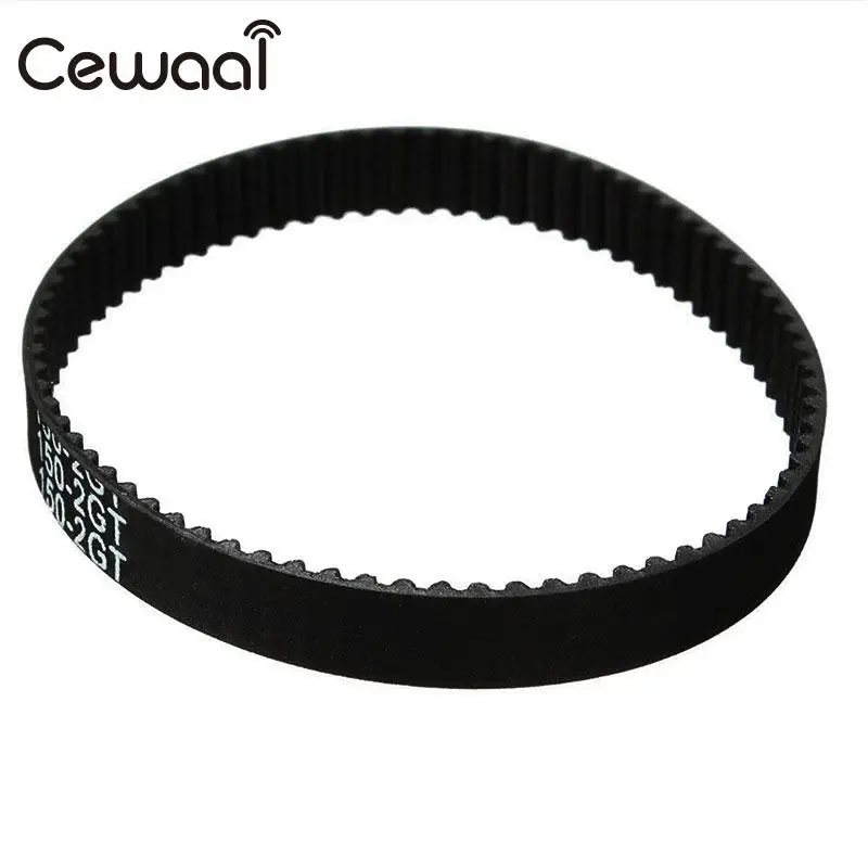 Cewaal 2GT 6MM 3D printer belt GT2 Looped Timing Belt Rubber Band 3D