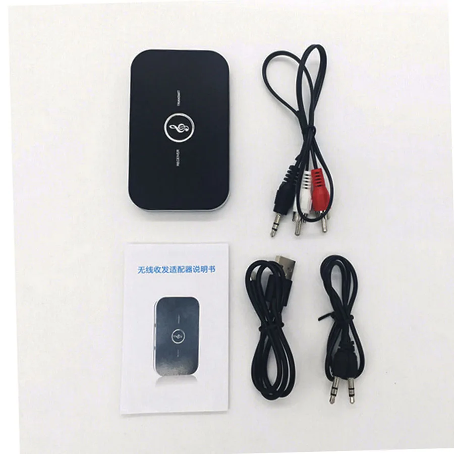 Передатчик и приемник Fuloophi B6 2 в 1 Bluetooth 4 Беспроводной аудиоадаптер Aux 3 5 мм