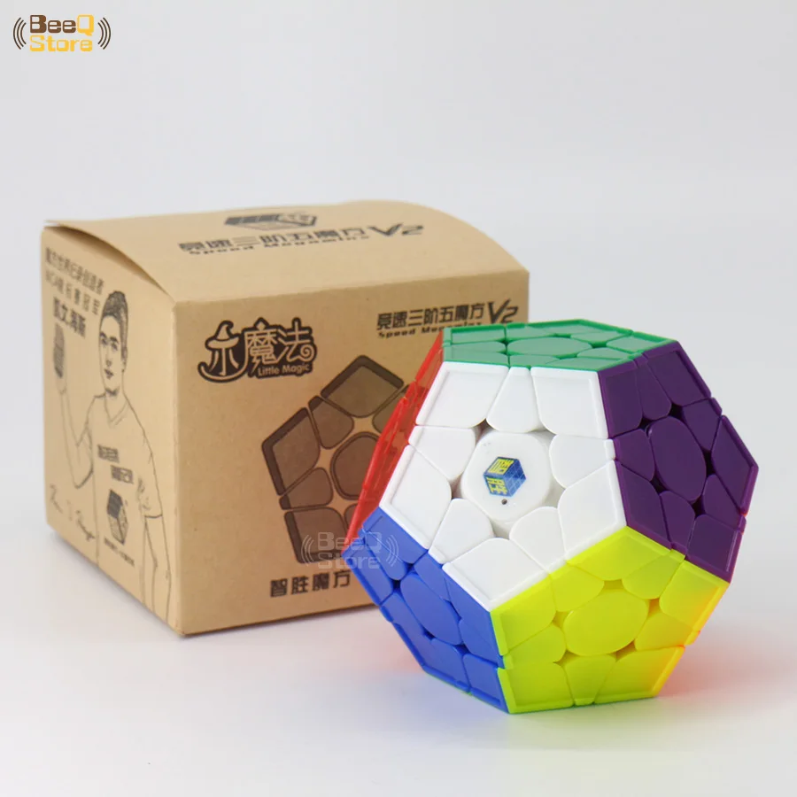 Yuxin Немного магии V2 Скорость магический куб без наклеек Скорость Логические кубики Kid развивающие игрушки Логические головоломки игрушки