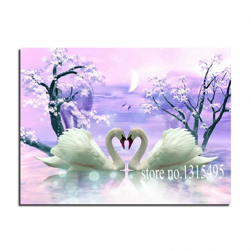 

Kit for embroidery cross stitch diamond mosaic painting 30*20cm the picture pastes needlework wall sticker diamond art A072