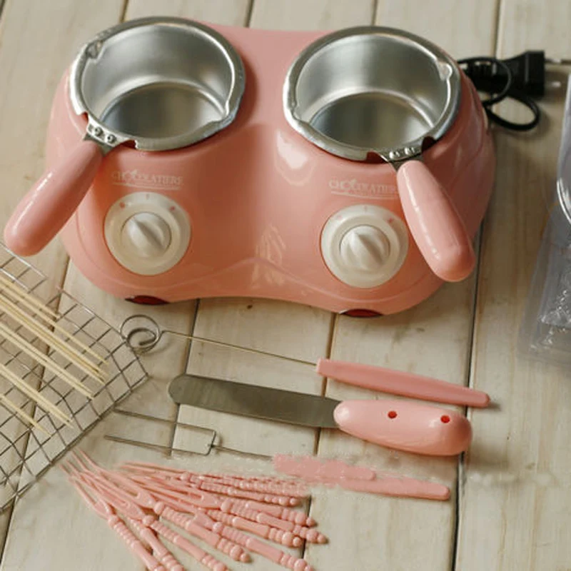 Chocolatiere Electric Double Oven Chocolate Melting Pot Home Hand made