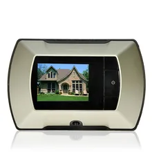 Дверная камера 2," ЖК-монитор дверной глазок 100 градусов 3MP пикселей беспроводная камера просмотра видео