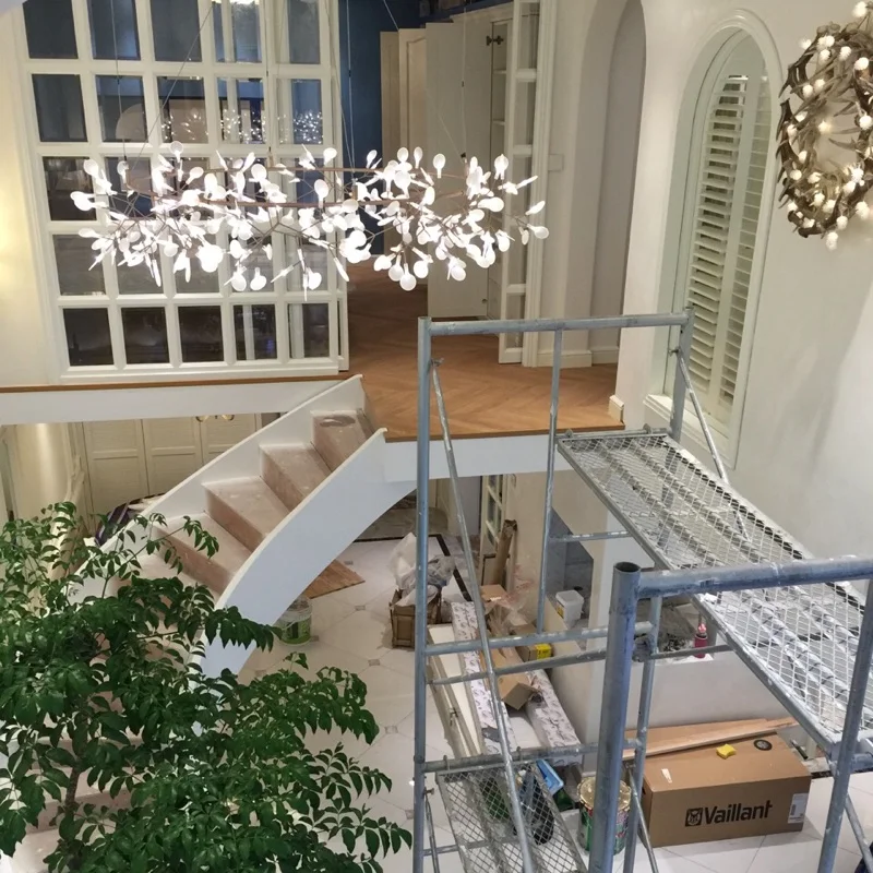 

moooi bertjan pot Heracleum chandeliers modern LED lamp pendant lighting suspension snowflake leaf firefly round oval shape
