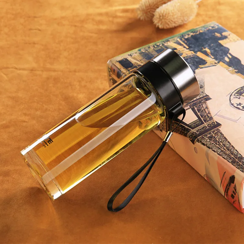 2016 Classic Single Glass Water Bottle Creative Stainless Steel