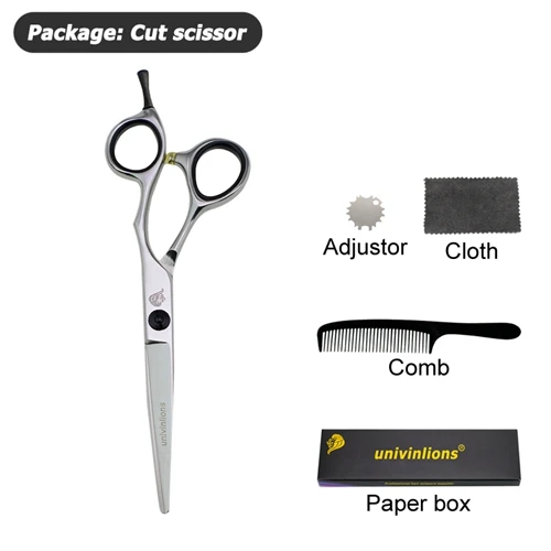 1 cut scissors " японские 440C Профессиональные Парикмахерские ножницы комплект Парикмахерская стилист Ножницы парикмахерский набор ножниц высокого качества инструменты для стрижки - Цвет: 1 cut scissors