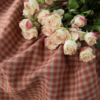

High end pure cotton fabric Lattice series jacquard weave tissu coton Top grade clothes tissu