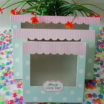 

25Pcs Multi Styles Cake Paper Box 4/6/8 Holder Cupcake Box Baking Mooncake Packing Boxes Wedding Party Favor Box