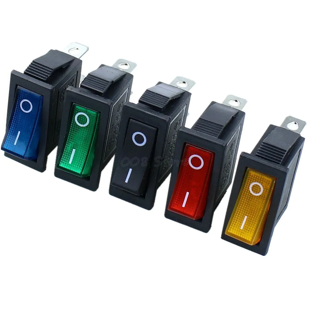 KCD3 On Off 3Pin DPST Rocker Switch 15A/20A 250V/125VAC KCD3in