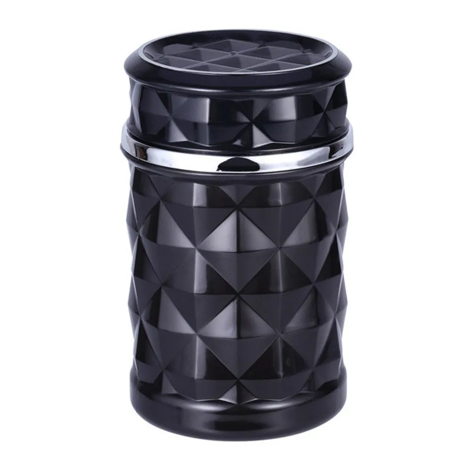 Black LED Car Truck Auto travel Home Cigarette Ashtray