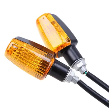 

2Pcs LED Motorcycle Mini Turn Signal Light Blinker Indicator Lamp Amber
