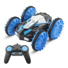 RC Amphibious Stunt Car Waterproof 360 Degree Rotation Remote Control Car Power Speed Vehicle Toys for Kids