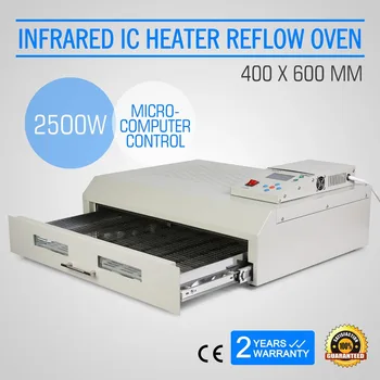 

T962C Infrared Reflow Oven SMD BGA Windowed Drawer 8 Soldering Cycles Digital