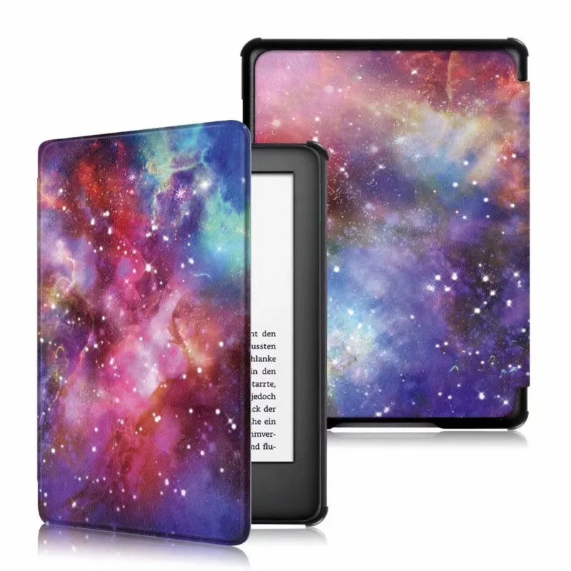 Чехол для электронной книги для Amazon All-new Kindle 2019 Kindle 4 10th 6 дюймов чехол из искусственной кожи флип Смарт Магнитный + Жесткий ПК задняя крышка