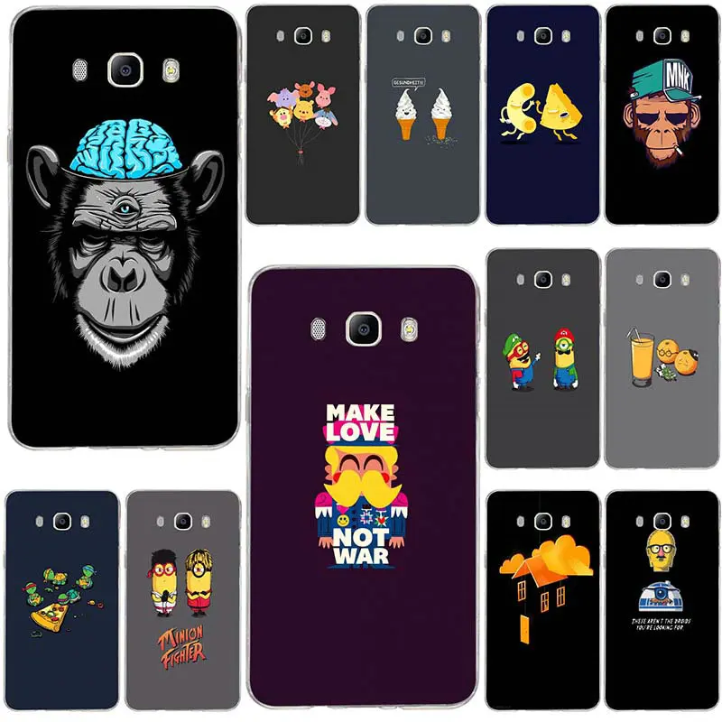 Hot Simple Minimalist Art Food Soft TPU Mobile Phone Cases For Samsung Galaxy A3 A5 A7 J3 J4 J5 J6 J7 J8 2016 2017 2018 Shell | Мобильные