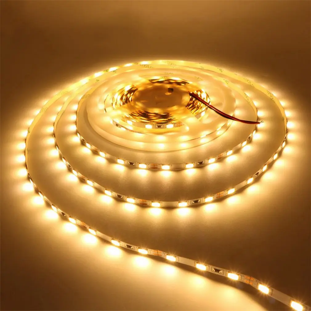 #cheap Ultra bright 5m Led Strip Dc12v Flexible 5m dc12v 300*5630smd Bare Board Whiteboard Width 5mm Single Row Light Strip 1pcs