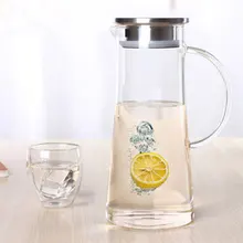Стекло чайник большой емкости кувшин чайник тепло-сопротивляться французский Пресс горшок кухонных инструментов drinkware сок jar Стекло pots