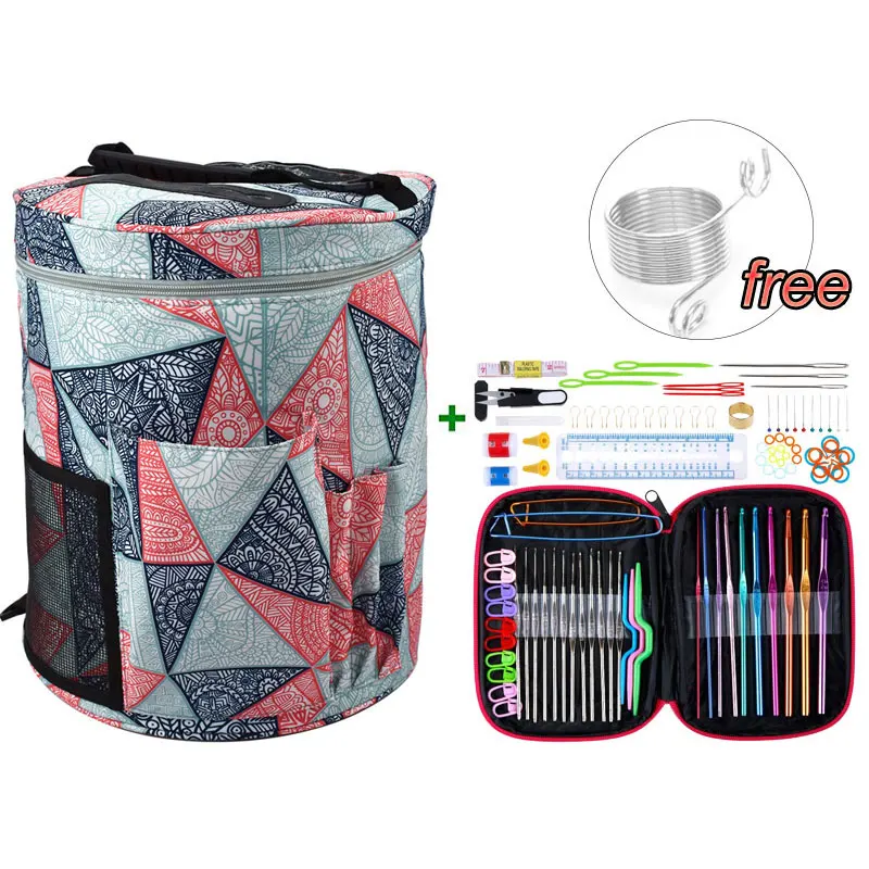 ^Cheap Crochet Hook Set With Empty Yarn Knitting Bag Supplies Organizer Storage Bag For Knitting Needles Sewing Tools With Case For Mom ^Cheap Crochet Hook Set With Empty Yarn Knitting Bag Supplies Organizer Storage Bag For Knitting Needles Sewing Tools With Case For Mom