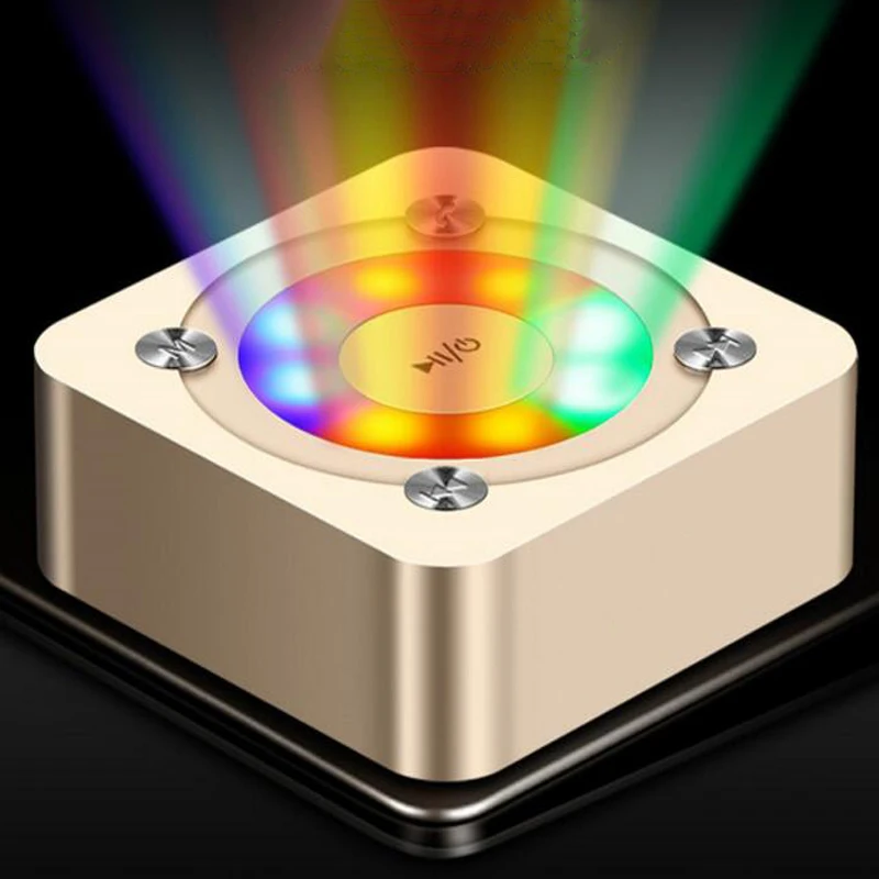 

Stereo Wireless Bluetooth Speaker LED light Portable Speakers for Xiaomi Phones NoteBook Laptop PC Music Mp3 TF for Computer