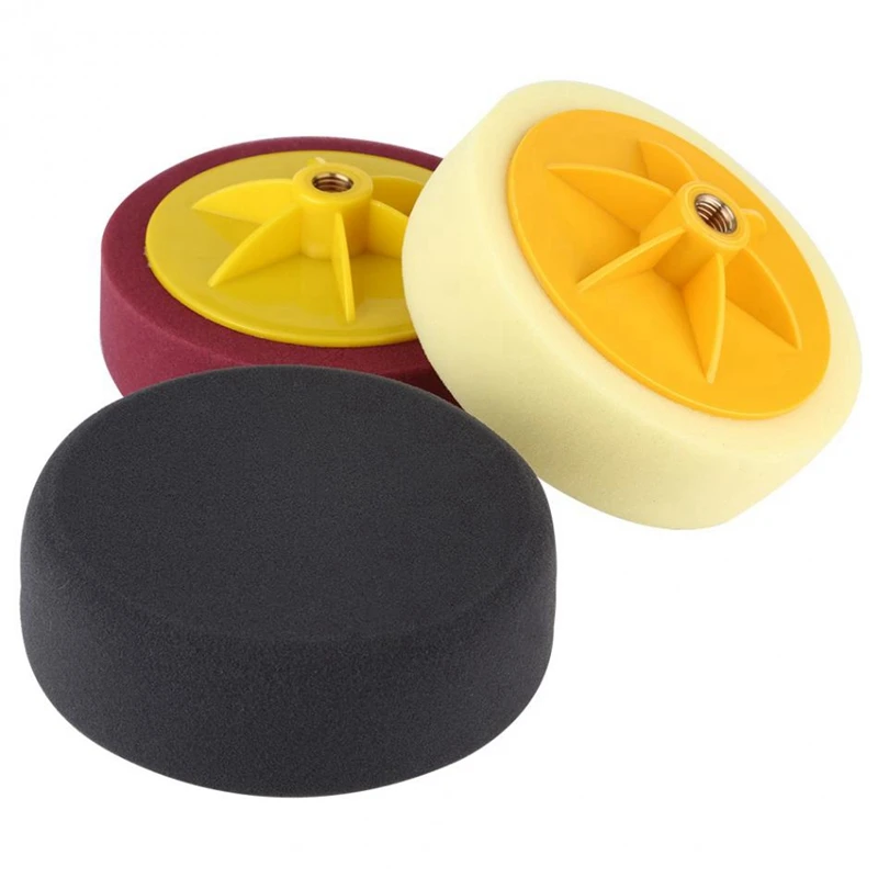 6 Inch/15Cm Car Polishing Waxing Pad Sponge Wheel Polishing Waxing Pad Kit Tool For Waxing Polishing Car Maintenance Accessori